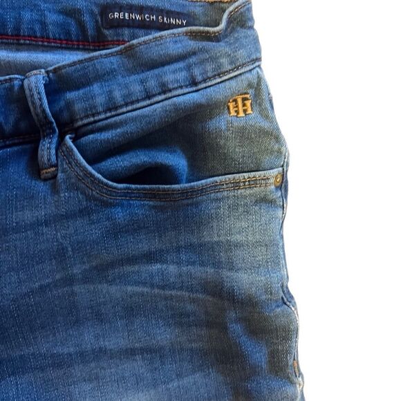 Tommy Hilfiger Greenwich Skinny Jeans. Authentically Distressed!  Size 8. - Picture 3 of 15
